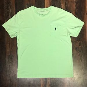 Lime Green Men’s Medium Polo Tee